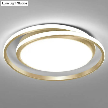 DecorBites™ DecorBites™ Simplicity LED Flush Mount Ceiling Light for Bedroom - Acrylic Round Design