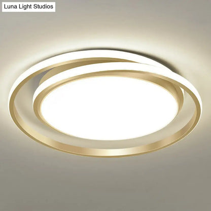 DecorBites™ DecorBites™ Simplicity LED Flush Mount Ceiling Light for Bedroom - Acrylic Round Design