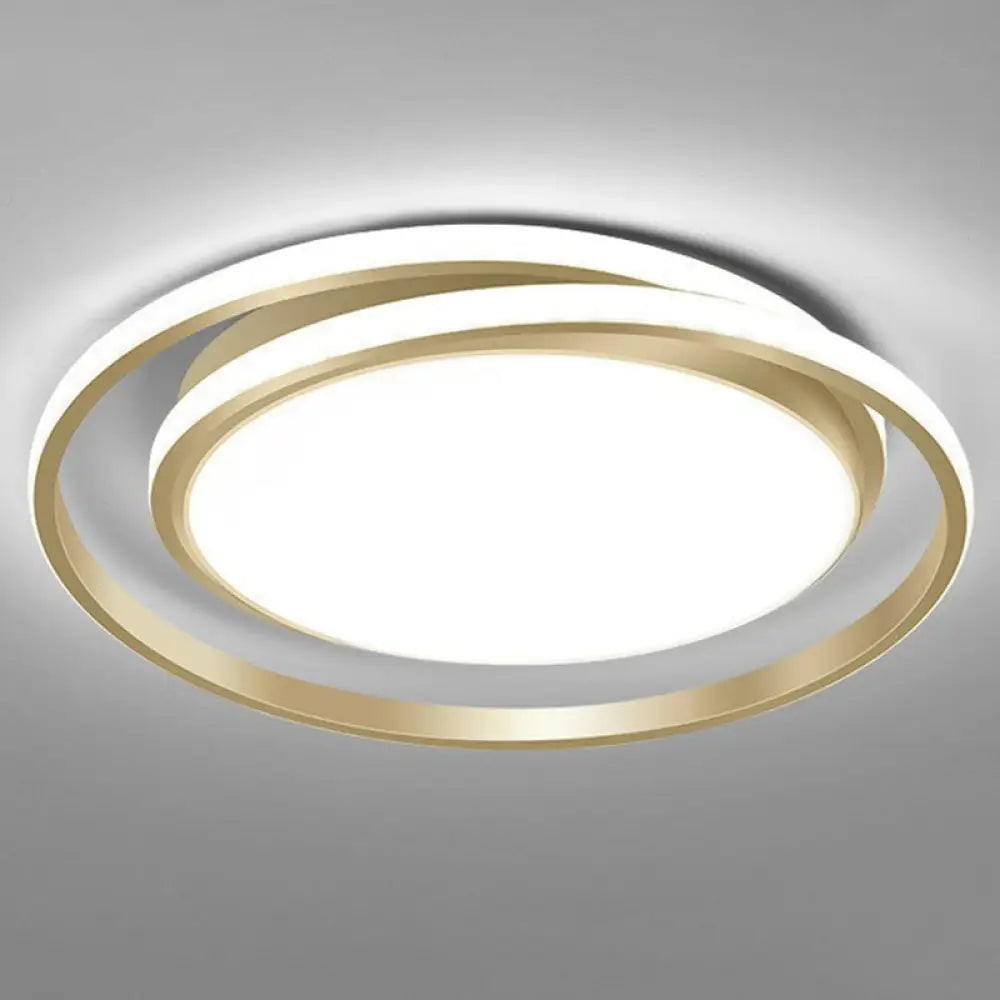 DecorBites™ DecorBites™ Simplicity LED Flush Mount Ceiling Light for Bedroom - Acrylic Round Design