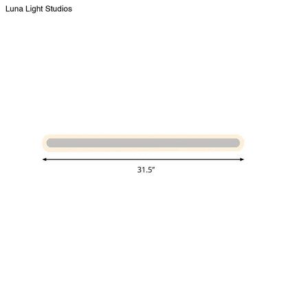 DecorBites™ DecorBites™ Simplicity LED White/Warm Wall Sconce Lamp - 3 Sizes Available