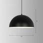 Simplicity Single-Bulb Iron Pot Cover Hanging Lamp - Stylish Restaurant Ceiling Lighting Fixture