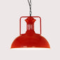 Simplicity Single-Bulb Iron Pot Cover Hanging Lamp - Stylish Restaurant Ceiling Lighting Fixture