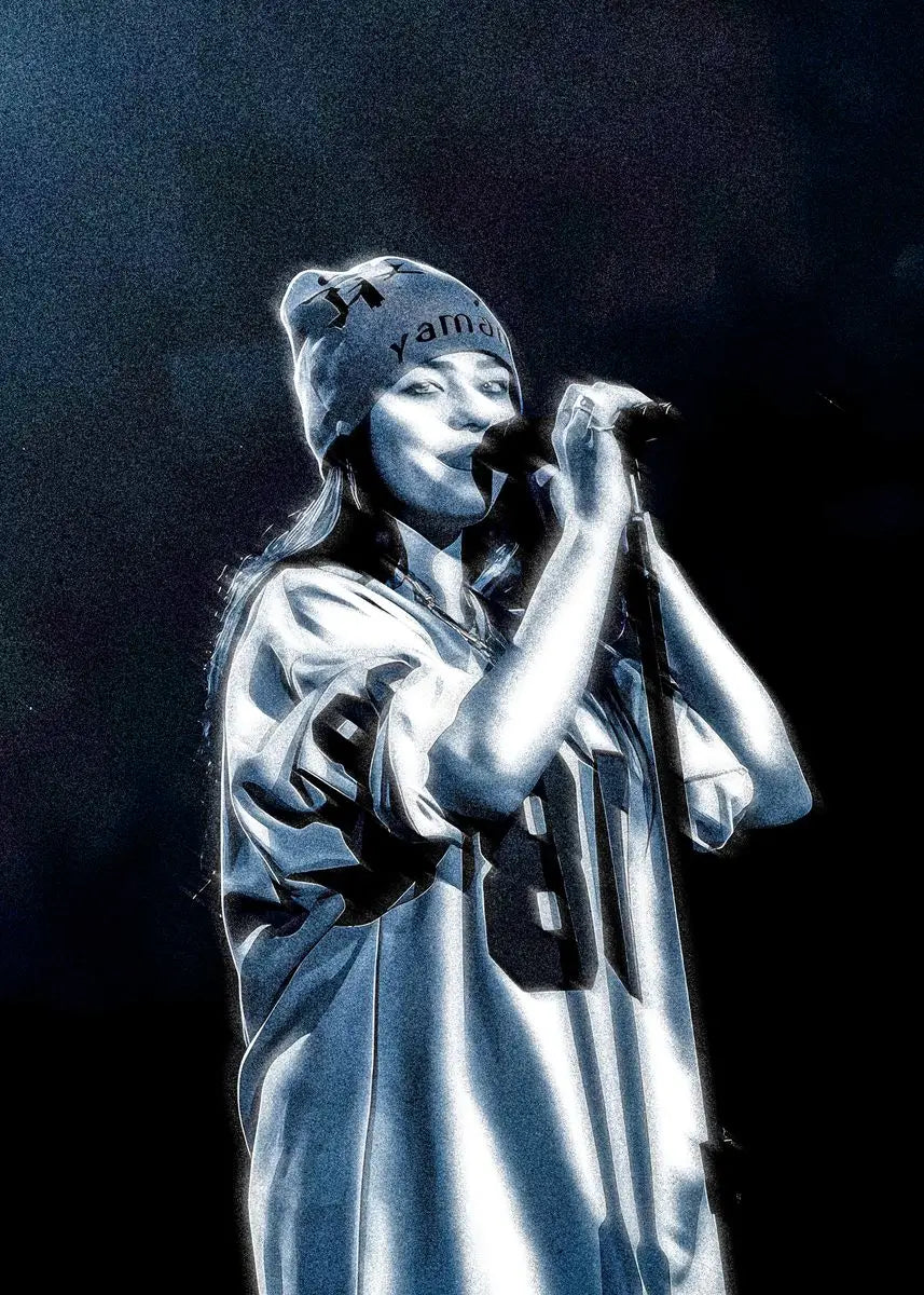 Singer B-Billies Canvas Art Print for Home Walls - 50X70cm Unframed / 11 - Posters