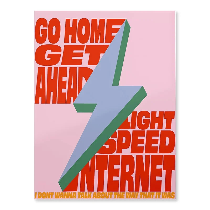 Singer Harris Styles Lyrics Art Poster - 19 / 50x70cm No Frame - Posters