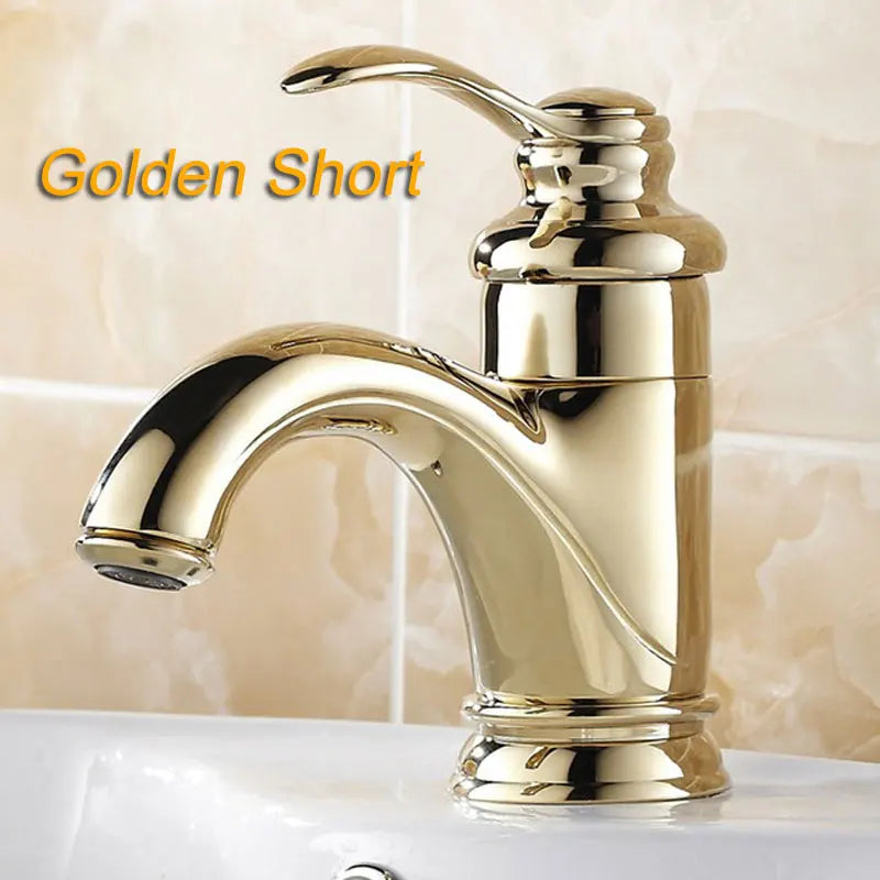 Single hole single handle deck mounted retro style vessel sink faucet in polished antique brass with curved spout