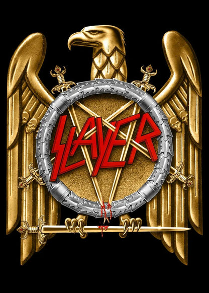 Slayer Heavy Metal Band Album Poster Canvas Art - D / 30X40cm No Framed - Posters