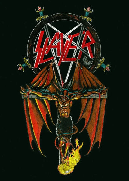 Slayer Heavy Metal Band Album Poster Canvas Art - O / 30X40cm No Framed - Posters