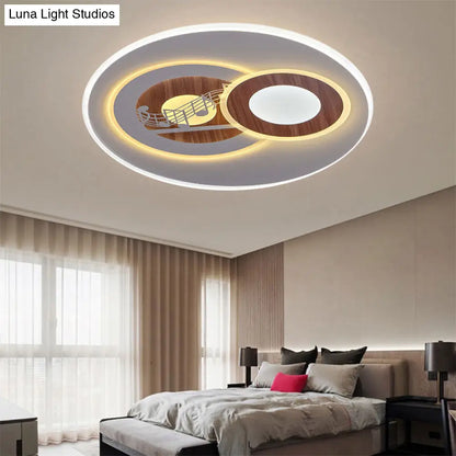 DecorBites™ DecorBites™ Sleek Acrylic LED Flush Mount Ceiling Light for Corridors, Contemporary White Design