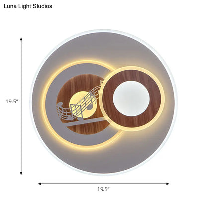 DecorBites™ DecorBites™ Sleek Acrylic LED Flush Mount Ceiling Light for Corridors, Contemporary White Design