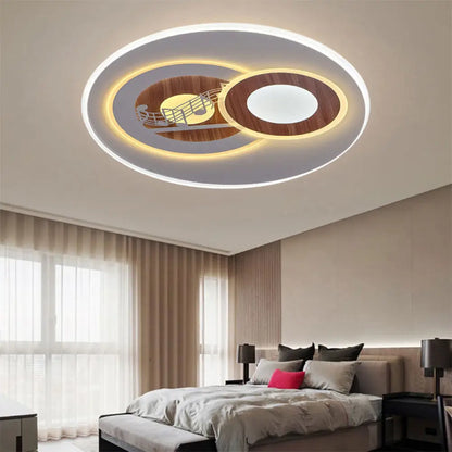 DecorBites™ DecorBites™ Sleek Acrylic LED Flush Mount Ceiling Light for Corridors, Contemporary White Design