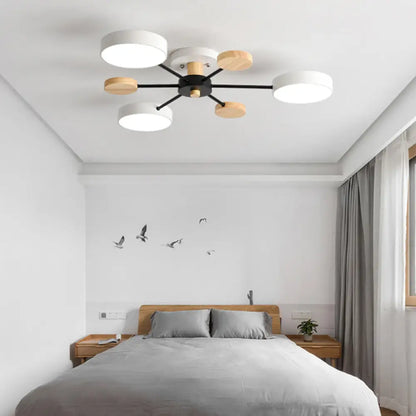 DecorBites™ DecorBites™ Sleek Acrylic Semi Flush Mount Ceiling Light for Bedroom with Branching Design