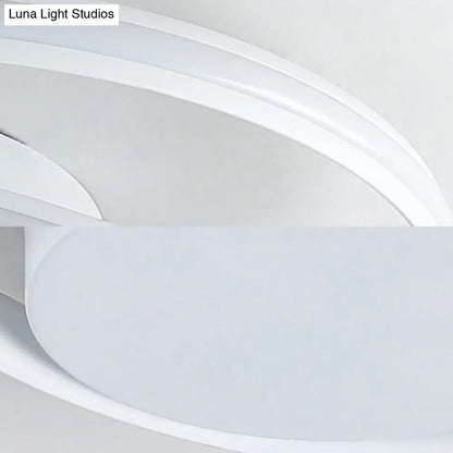 DecorBites™ DecorBites™ Sleek Aluminum LED Semi Flush Ceiling Light for Bedroom