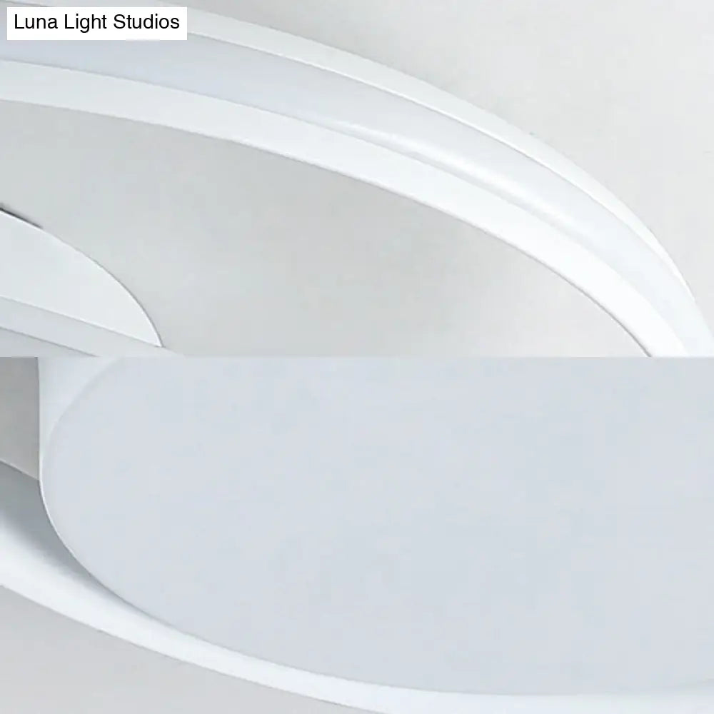 DecorBites™ DecorBites™ Sleek Aluminum LED Semi Flush Ceiling Light for Bedroom