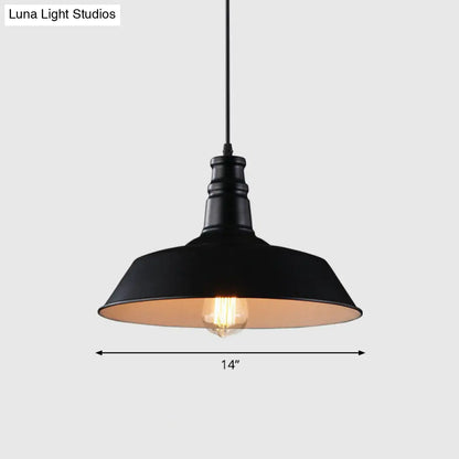 Sleek Iron Dome Pendant Light Fixture with Simplicity Design - Ideal for Restaurants (1 Bulb)