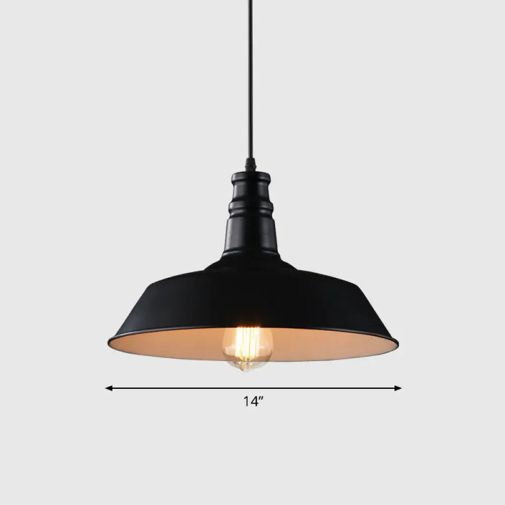 Sleek Iron Dome Pendant Light Fixture with Simplicity Design - Ideal for Restaurants (1 Bulb)