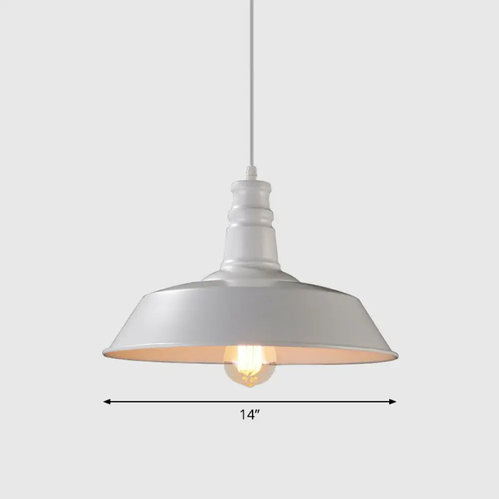 Sleek Iron Dome Pendant Light Fixture with Simplicity Design - Ideal for Restaurants (1 Bulb)