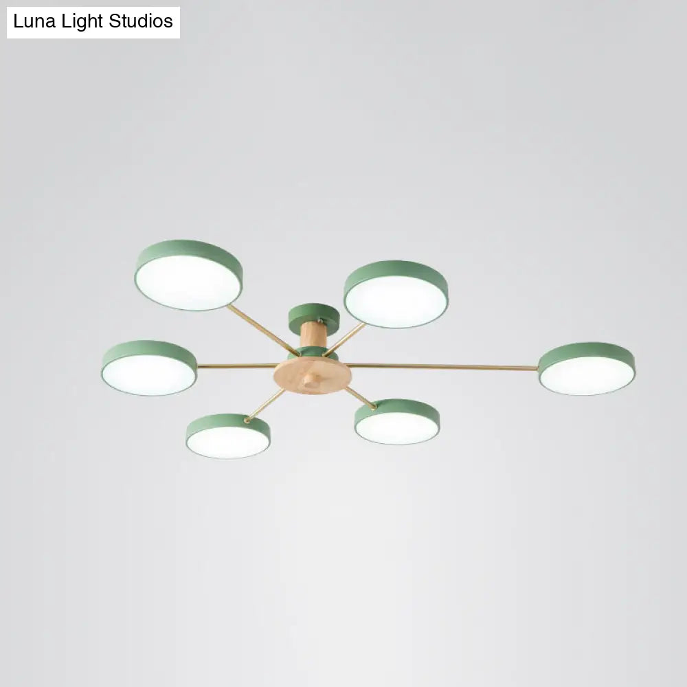 DecorBites™ DecorBites™ Sleek LED Ceiling Light: Minimalistic Molecule Design | Acrylic | Living Room Chandelier