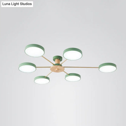 DecorBites™ DecorBites™ Sleek LED Ceiling Light: Minimalistic Molecule Design | Acrylic | Living Room Chandelier