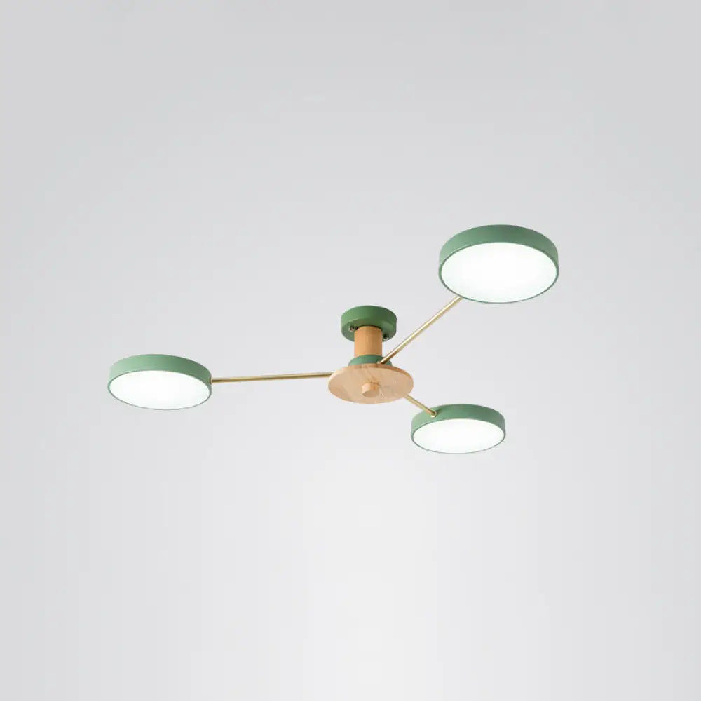 DecorBites™ DecorBites™ Sleek LED Ceiling Light: Minimalistic Molecule Design | Acrylic | Living Room Chandelier