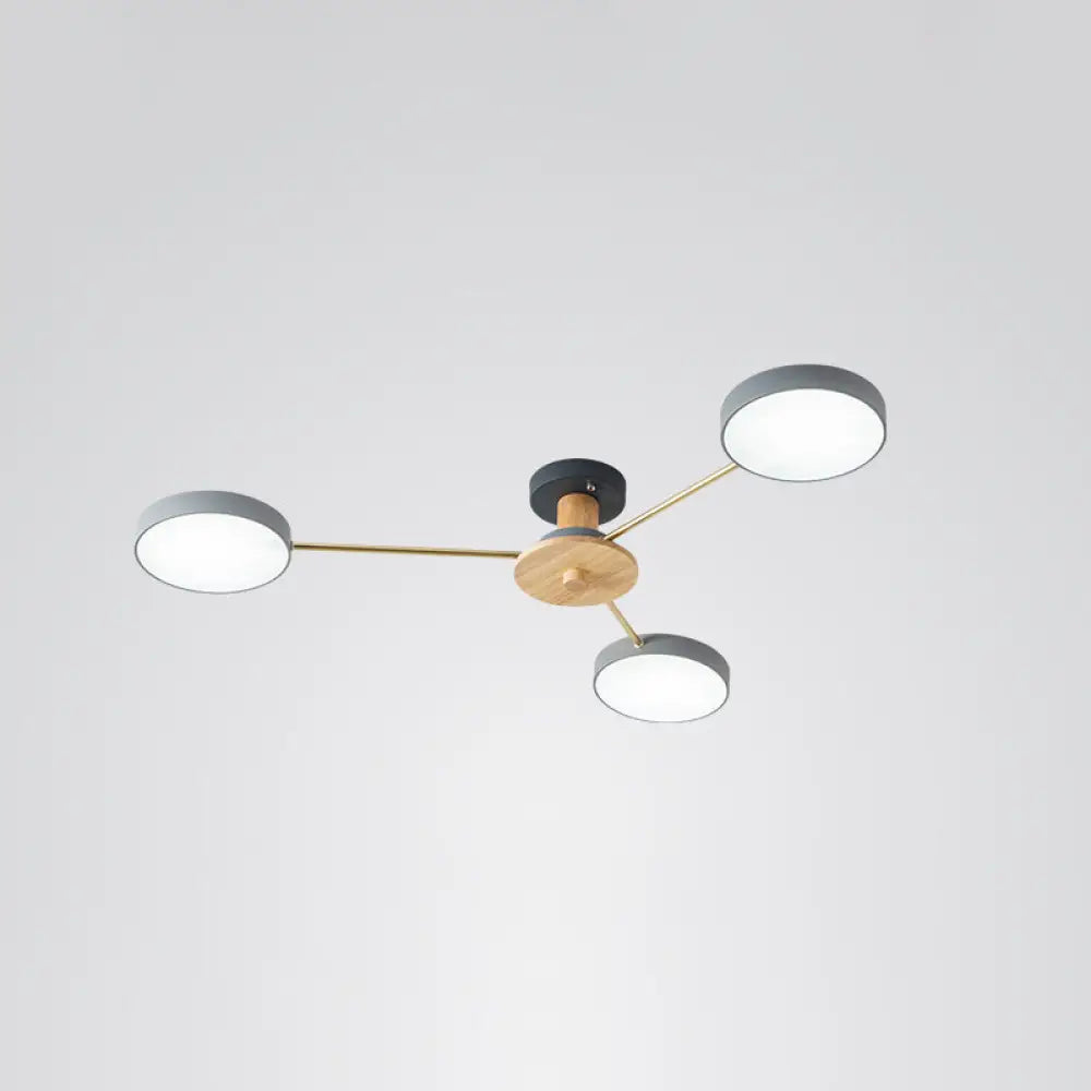 DecorBites™ DecorBites™ Sleek LED Ceiling Light: Minimalistic Molecule Design | Acrylic | Living Room Chandelier