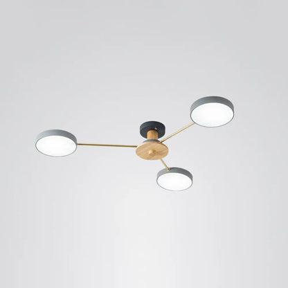 DecorBites™ DecorBites™ Sleek LED Ceiling Light: Minimalistic Molecule Design | Acrylic | Living Room Chandelier