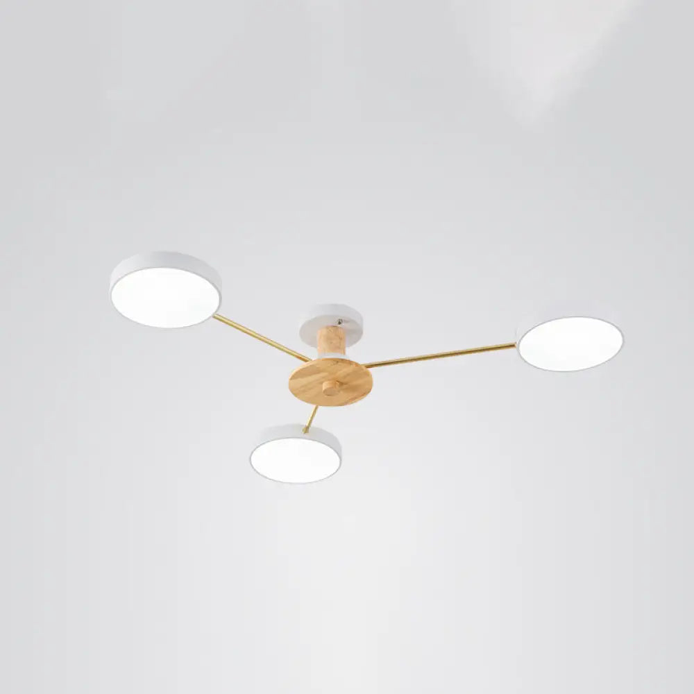 DecorBites™ DecorBites™ Sleek LED Ceiling Light: Minimalistic Molecule Design | Acrylic | Living Room Chandelier