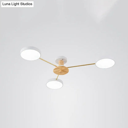 DecorBites™ DecorBites™ Sleek LED Ceiling Light: Minimalistic Molecule Design | Acrylic | Living Room Chandelier