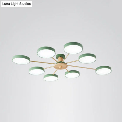 DecorBites™ DecorBites™ Sleek LED Ceiling Light: Minimalistic Molecule Design | Acrylic | Living Room Chandelier