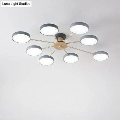 DecorBites™ DecorBites™ Sleek LED Ceiling Light: Minimalistic Molecule Design | Acrylic | Living Room Chandelier