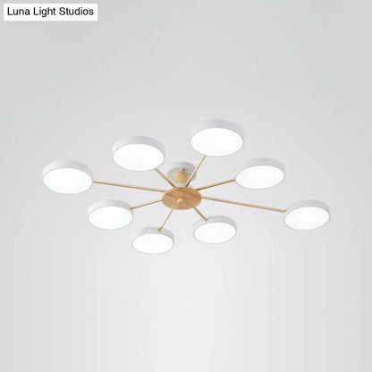 DecorBites™ DecorBites™ Sleek LED Ceiling Light: Minimalistic Molecule Design | Acrylic | Living Room Chandelier