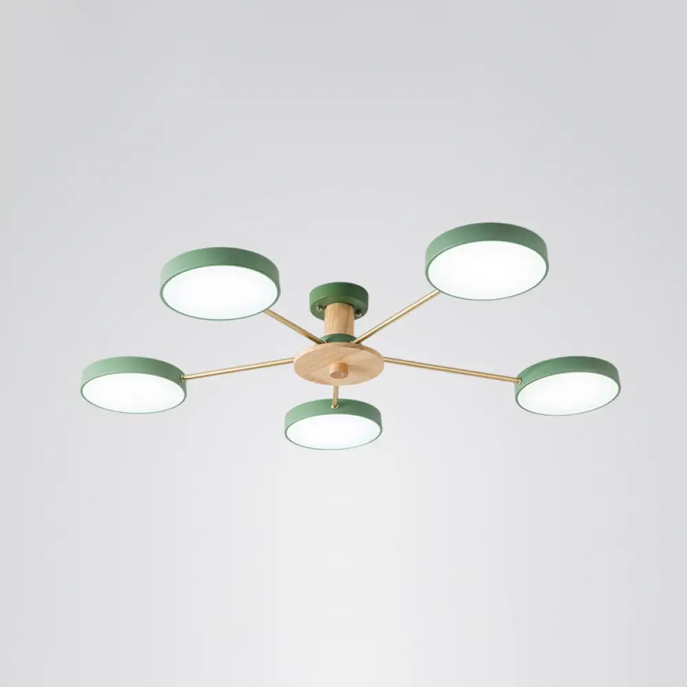 DecorBites™ DecorBites™ Sleek LED Ceiling Light: Minimalistic Molecule Design | Acrylic | Living Room Chandelier