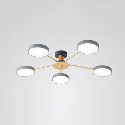 DecorBites™ DecorBites™ Sleek LED Ceiling Light: Minimalistic Molecule Design | Acrylic | Living Room Chandelier