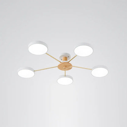 DecorBites™ DecorBites™ Sleek LED Ceiling Light: Minimalistic Molecule Design | Acrylic | Living Room Chandelier