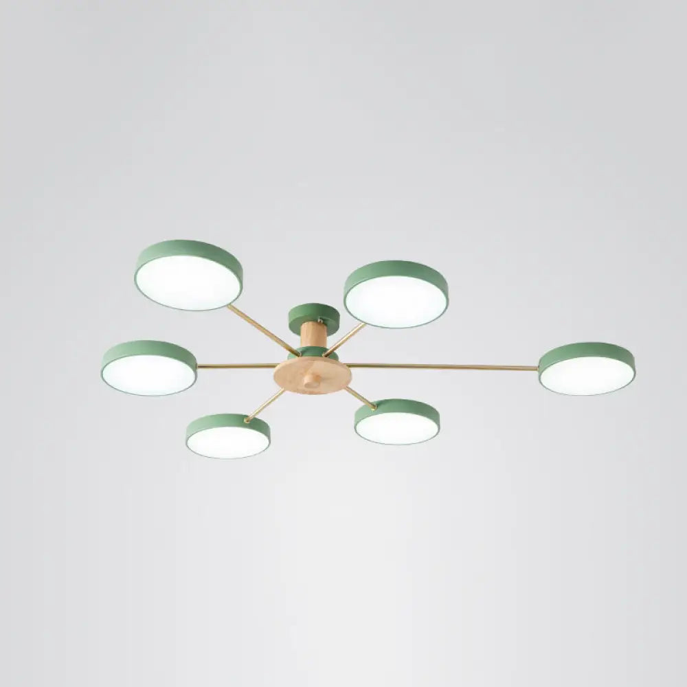 DecorBites™ DecorBites™ Sleek LED Ceiling Light: Minimalistic Molecule Design | Acrylic | Living Room Chandelier