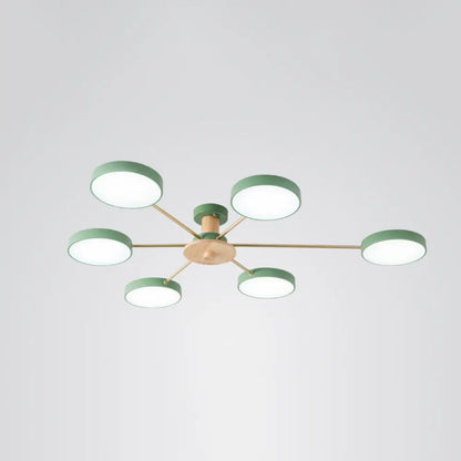DecorBites™ DecorBites™ Sleek LED Ceiling Light: Minimalistic Molecule Design | Acrylic | Living Room Chandelier