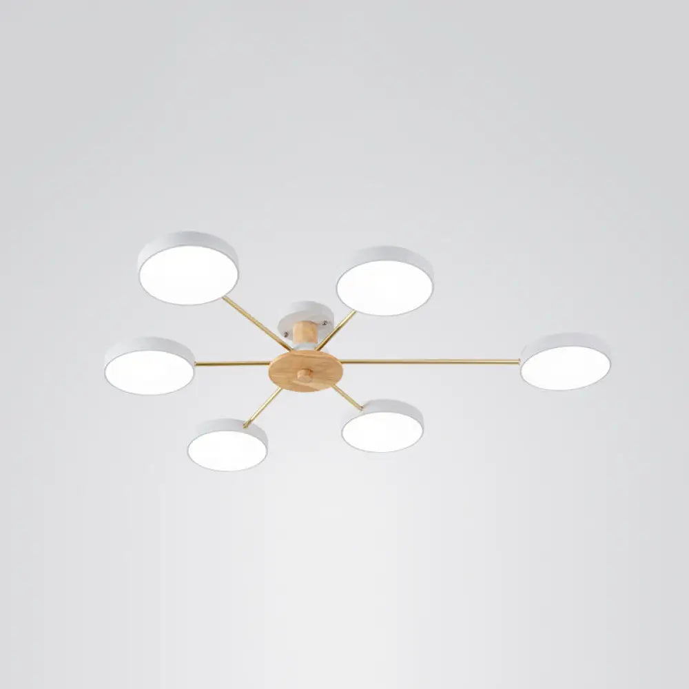 DecorBites™ DecorBites™ Sleek LED Ceiling Light: Minimalistic Molecule Design | Acrylic | Living Room Chandelier