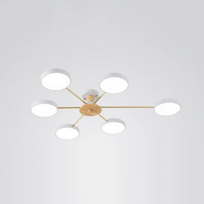 DecorBites™ DecorBites™ Sleek LED Ceiling Light: Minimalistic Molecule Design | Acrylic | Living Room Chandelier
