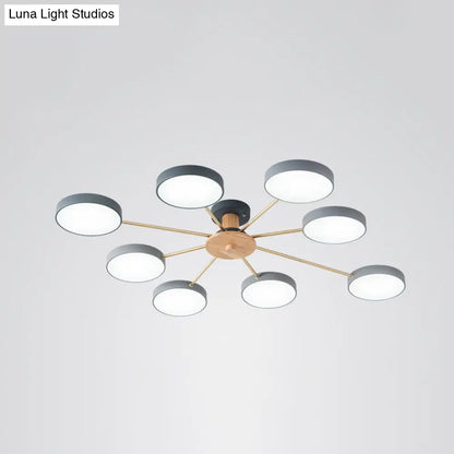DecorBites™ DecorBites™ Sleek LED Ceiling Light: Minimalistic Molecule Design | Acrylic | Living Room Chandelier