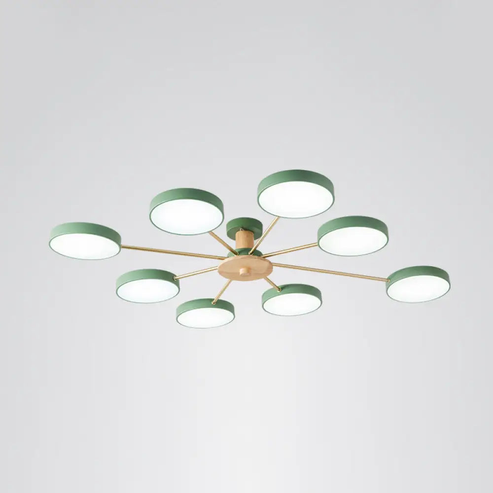 DecorBites™ DecorBites™ Sleek LED Ceiling Light: Minimalistic Molecule Design | Acrylic | Living Room Chandelier
