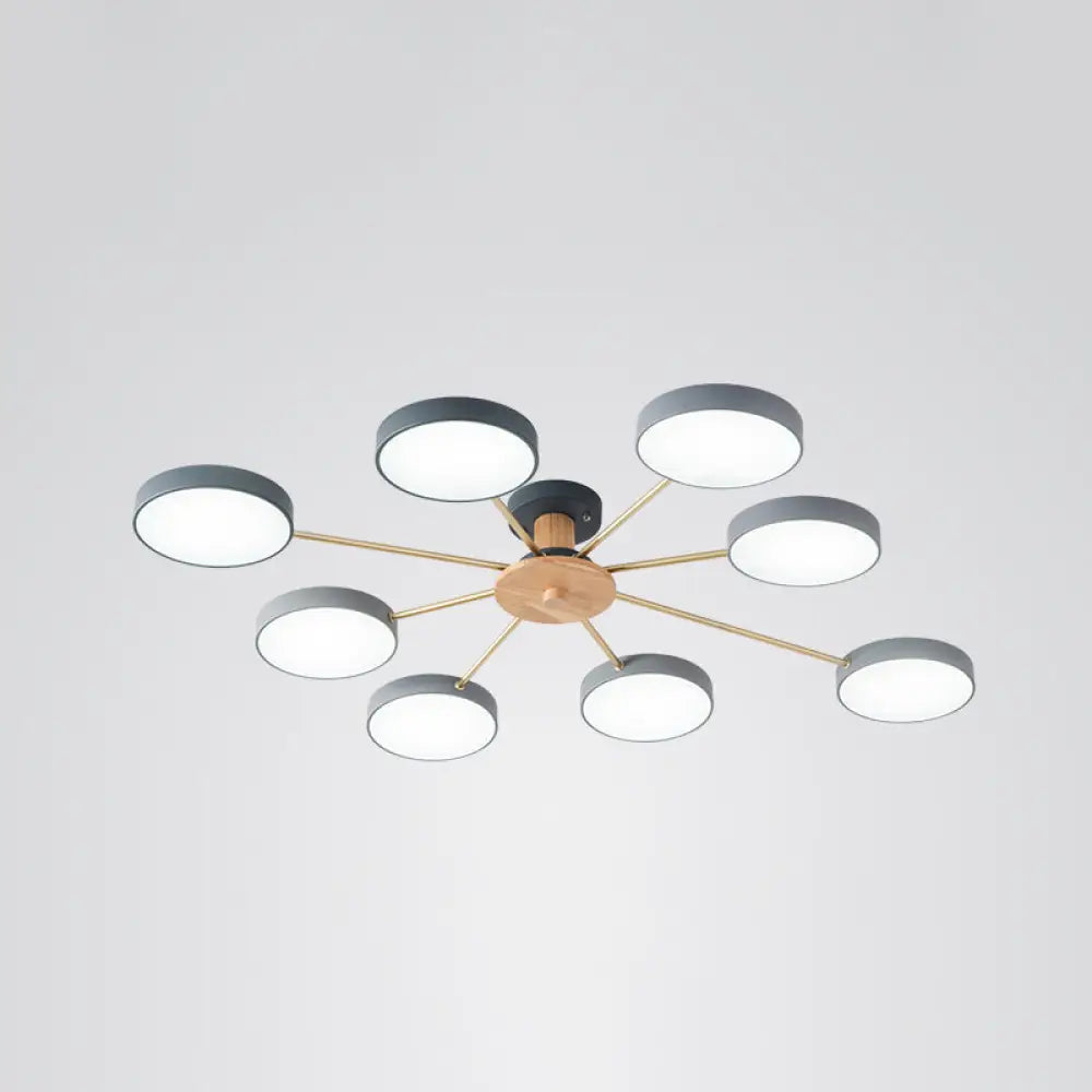DecorBites™ DecorBites™ Sleek LED Ceiling Light: Minimalistic Molecule Design | Acrylic | Living Room Chandelier