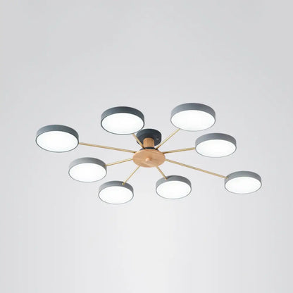 DecorBites™ DecorBites™ Sleek LED Ceiling Light: Minimalistic Molecule Design | Acrylic | Living Room Chandelier