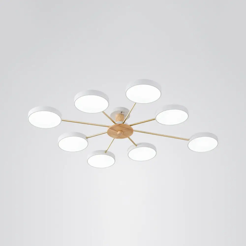 DecorBites™ DecorBites™ Sleek LED Ceiling Light: Minimalistic Molecule Design | Acrylic | Living Room Chandelier