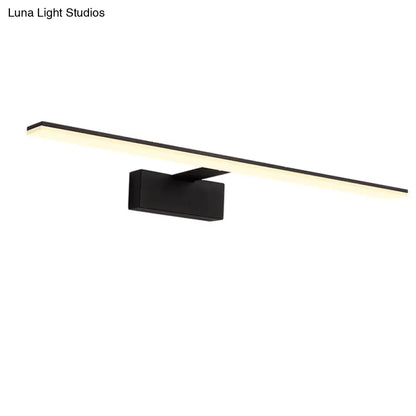 DecorBites™ DecorBites™ Sleek LED Vanity Lamp: Minimalist Bar Design, Metal Base, Acrylic Diffuser - Ideal for Bathrooms