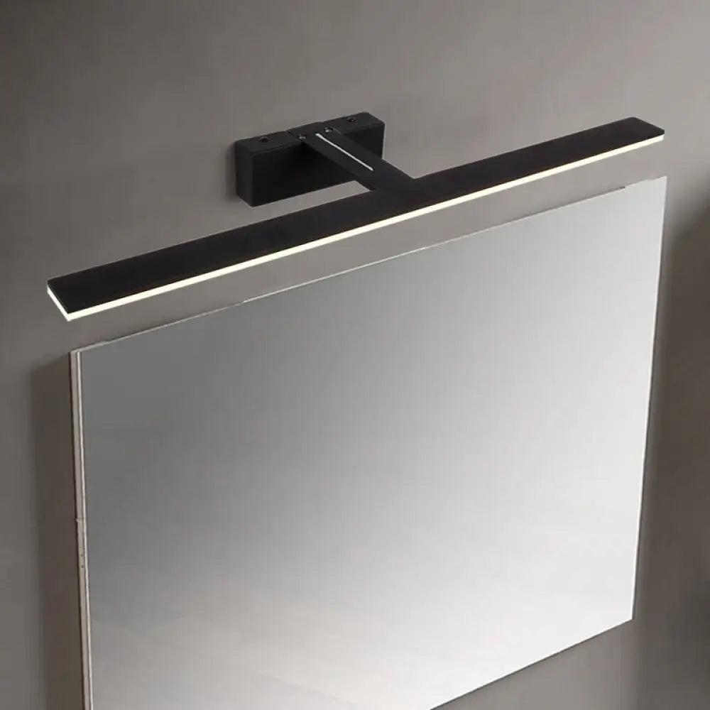 DecorBites™ DecorBites™ Sleek LED Vanity Lamp: Minimalist Bar Design, Metal Base, Acrylic Diffuser - Ideal for Bathrooms