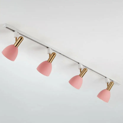 DecorBites™ DecorBites™ Sleek Macaron Style Metal Semi Flush Tracklight Spotlight - Perfect for Living Room