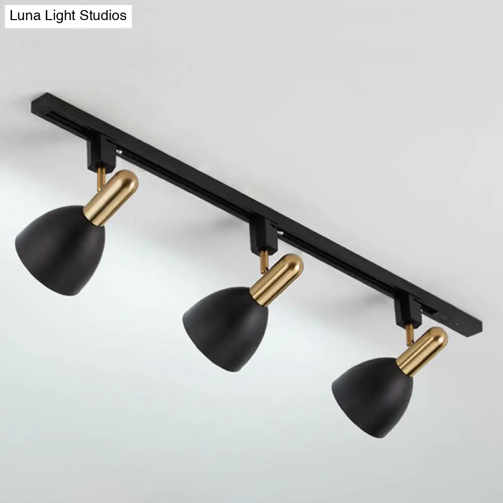 DecorBites™ DecorBites™ Sleek Macaron Style Metal Semi Flush Tracklight Spotlight - Perfect for Living Room