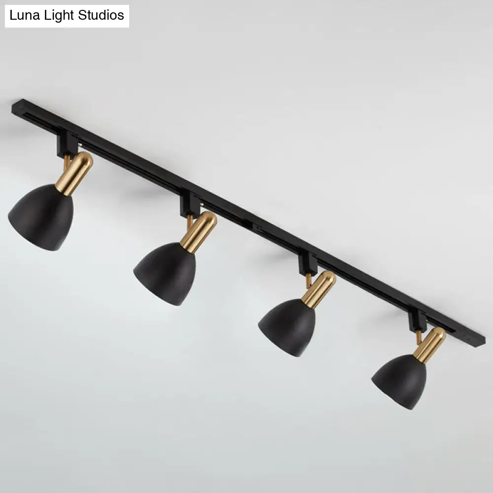 DecorBites™ DecorBites™ Sleek Macaron Style Metal Semi Flush Tracklight Spotlight - Perfect for Living Room