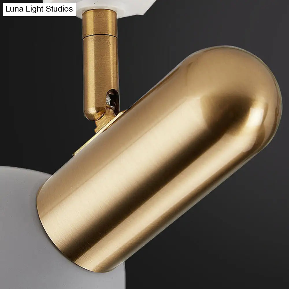 DecorBites™ DecorBites™ Sleek Macaron Style Metal Semi Flush Tracklight Spotlight - Perfect for Living Room