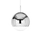 Sleek Metal Globe Pendant Ceiling Light, Chrome/Gold Finish, 1-Light for Chic Décor, Available in Multiple Sizes (6"/8"/10"W)