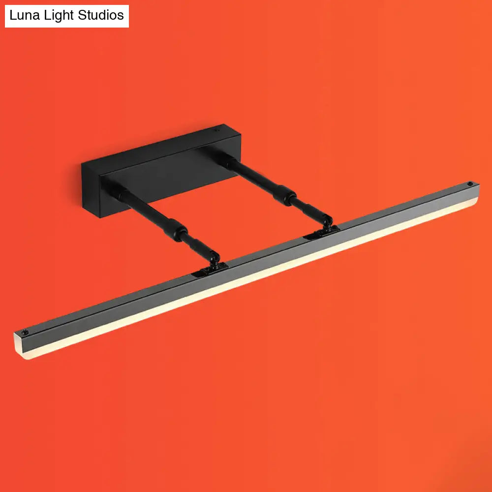 DecorBites™ DecorBites™ Sleek Metal LED Bathroom Sconce with Extendable Arm – Minimalist Vanity Lighting Fixture